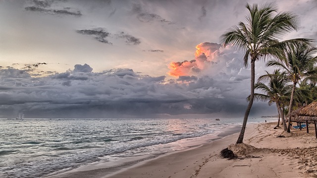 storm brewing near the beach